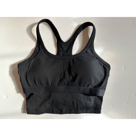 Peachy Athletic Ember Racerback Sports Bra Crop Top in Black Size Small NWOT - Picture 4 of 8